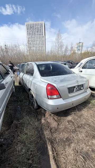 Автомобиль ХЕНДАЙ ЭЛАНТРА, без регистрационных номеров, VIN KMHDN45D63U488580,  , 2002г.в., цвет СВЕТЛО-СЕРЫЙ