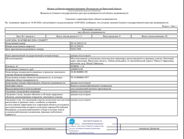 Право на заключение договора аренды земельного участка, составляющего имущество Государственной казны Российской Федерации