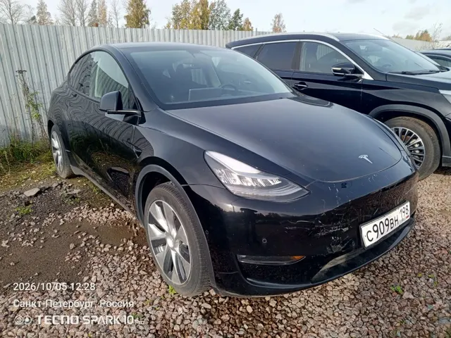 Автомобиль TESLA Model Y, 2021 г.в., г/н С909ВН198, VIN: 5YJYGDED9MF103782, цвет черный, тип двигателя электрический, коробка передач АКПП, привод задний, экологический класс 7, без ключей, сведения о пробеге  ФССП не предоставлены.