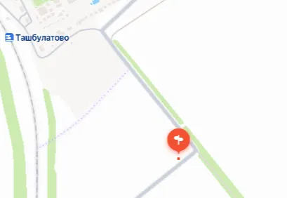 РФ, РБ, Абзелиловский район, СП Краснобашкирский сельсовет, а/д Станция Ташбулатово - Баимово - Озерный - а/д Белорецк - Учалы - Миасс на 0 км +705 м по направлению в сторону с. Баимово