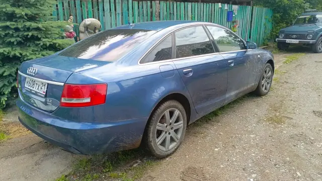 АМТС AUDI A6, 2007 г.в., г/н М608ТХ21, VIN WAUZZZ4F58N010891, синего цвета