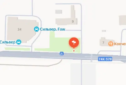 РФ, РБ, Абзелиловский район, СП Краснобашкирский сельсовет, а/д Магнитогорск-Аэропорт, на   8 км + 845 м, по направлению движения в Аэропорт
