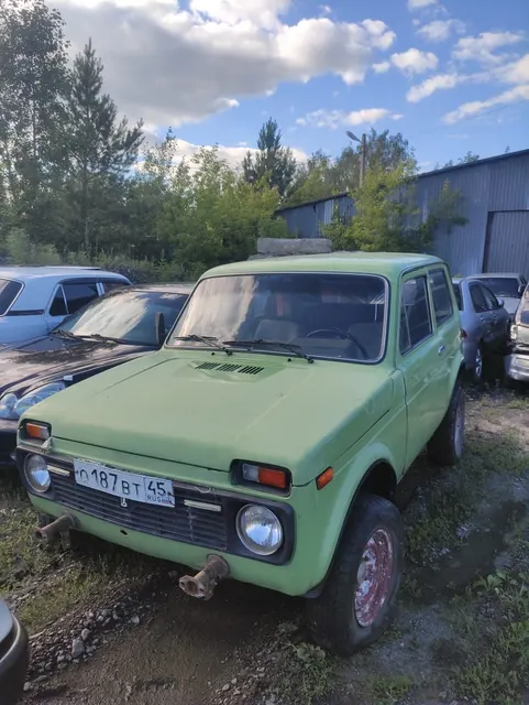 45-002831-1 Автомобиль ВАЗ 21213, г/н О187ВТ45,цвет оливковый. Автомобиль без бампера, без аккумулятора, Двигатель заклинивший, без переднего моста. В нерабочем состоянии