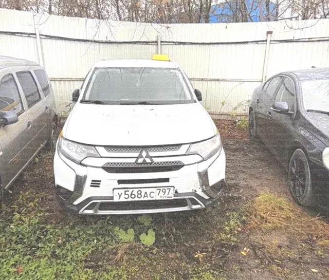 АМТС MITSUBISHI OUTLANDER, 2020 г.в., г/н У568АС797, цвет белый желтый серый, VIN: Z8TXТGF2WLM002298