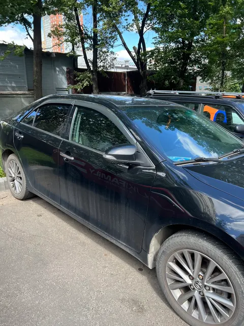АМТС ТОЙОТА КАМРИ, 2016гв, г/н O686PK777, цвет черный металлик, VIN XW7BF4FK00S133250