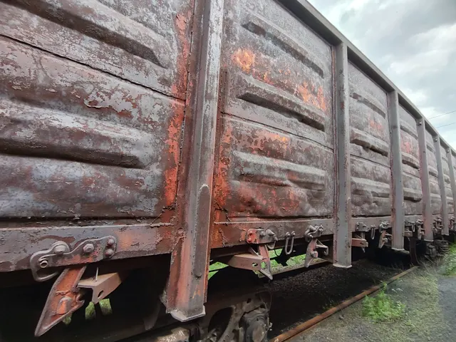 Полувагон 4-осный с люками в полу без тормозной площадки