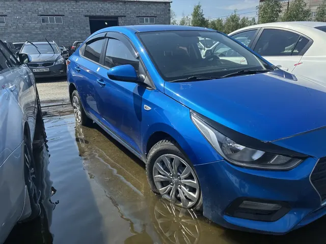 Автомобиль марки  ХЭНДЭ Солярис, цвет синий, ГРЗ А 373 МВ 186, г/в 2017,VIN Z94K241BBJR034599. ТС имеет ограничения ФССП на регистрационные действия (ключи и документы отсутствуют, техническое состояние не проверялось, пробег не известен). Имущество продается в том виде, в каком оно есть, в случае продажи возврату/обмену не подлежит. За скрытые дефекты имущества Продавец ответственности не несет.