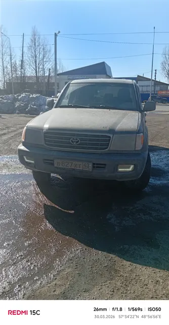 Легковой автомобиль марки Toyota Land Cruiser, 1999 г.в., г/н В827ХТ43, VIN: JT3HT05JXX0074083, цвет черный