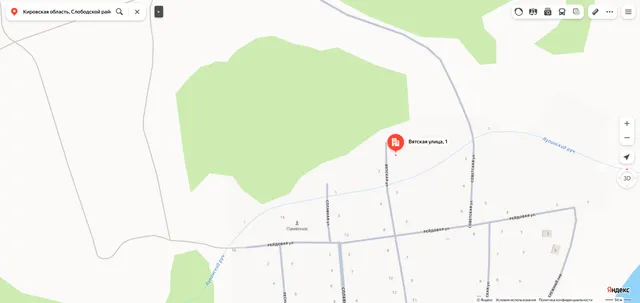 Доля в праве общей долевой собственности (1/3 доли) на жилое помещение «квартира» площадью 52,3 кв.м., этаж № 1, кадастровый номер 43:30:340303:427, расположенное по адресу: Кировская область, Слободской район, с.п. Шестаковское. п. Летский Рейд, ул. Вятская, д. 1, кв. 1