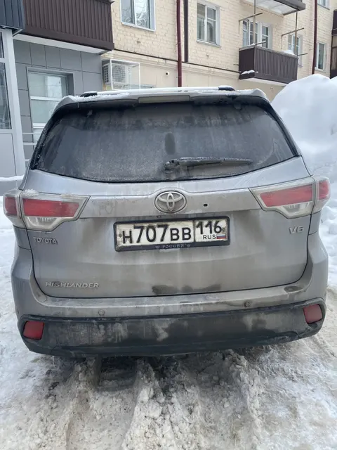 TOYOTA HIGHLANDER, 2014 г.в., г/н Н707ВВ116, VIN: 5TDDKRFH50S083502.