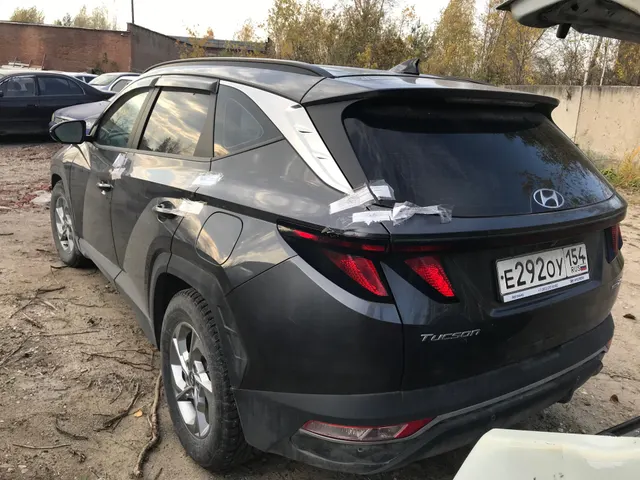 Автомобиль Hyundai Tucson, Е292ОУ154 регион, VIN XWEJC81EDN0000692, 2021 года выпуска, цвет серый (ключи в наличии, СТС в наличии, ПТС отсутствует)
