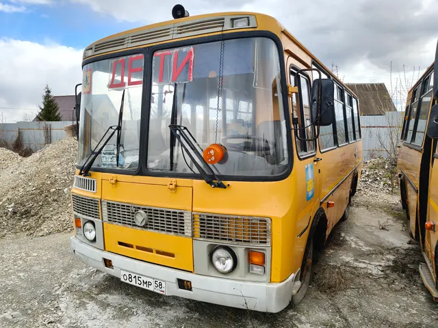 Автобус для перевозки детей, ПАЗ- 32053-70, год выпуска 2012, VIN X1N3205CXC0006612, цвет: жёлтый, гос. Номер О 815 МР 58