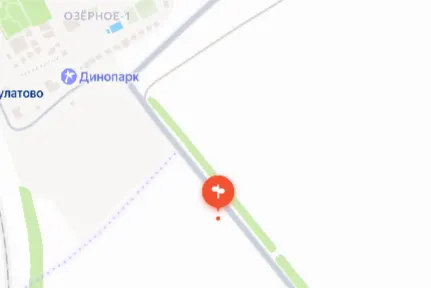 РФ, РБ, Абзелиловский район, СП Краснобашкирский сельсовет, а/д Станция Ташбулатово - Баимово - Озерный - а/д Белорецк - Учалы - Миасс на 1 км +130 м по направлению в сторону с. Баимово
