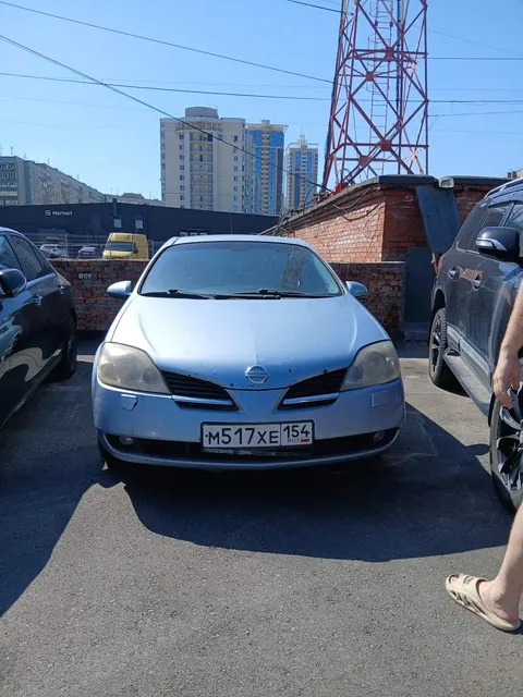 Легковой автомобиль NISSAN PRIMERA, 2006 г.в., г/н: M517XE154, VIN: SJNBBAP12U2285674., цвет- голубой (залог)