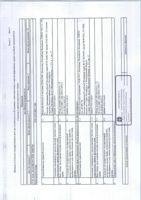 Квартира, расположенная по адресу: Санкт-Петербург, Колпино, ул. Жени Стасюк, д. 5, стр. 1, кв. 132 общ. пл. 32,1 кв.м. кад. № 78:37:0017114:2437