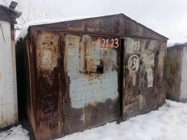 Металлический гараж
