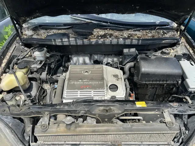 Автомобиль марки Toyota Harrier государственный регистрационный Р836ХВ27, 1999 выпуска, номер кузова - MCU100034885,цвет кузова черный,по корпусу имеются повреждения.