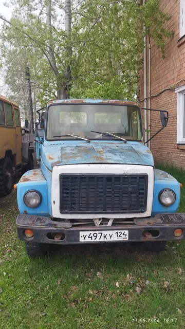 Автомобиль ГАЗ - 3307, год изготовления 1992, VIN XTH330700N1462080, ГРУЗОВОЙ БОРТОВОЙ, КАТЕГОРИЯ С, модель номер двигателя 53.246323, шасси XTH330700N1462080, номер кузова (кабины, прицепа) отсутствует, цвет голубой, мощность двигателя 115   84.5, бензиновый,  регистрационный номер У 497 КУ 124