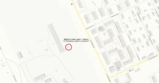 Нежилое здание, нежилое, общей площадью 49,9 кв.м по адресу: Российская Федерация, Иркутская область, городской округ город Братск, город Братск, жилой район Гидростроитель, улица Радищева, здание 9, строение 1, кадастровый номер 38:34:033301:210