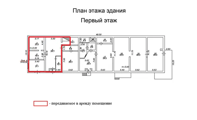 Право заключения договора аренды объекта недвижимого имущества АО «Военторг - Запад» - нежилое помещение, общей площадью 131,08 кв.м, в составе помещений №№1,2,3,4,5,6 и часть помещения № 7 площадью 5,18 кв.м, расположенное на первом этаже нежилого здания «Двухэтажное кирпичное здание склада № 1, Литера А», кадастровый номер 35:24:0303001:154, площадью 1016,70 кв.м, по адресу: Российская Федерация, Вологодская область, городской округ Город Вологда, город Вологда, улица Железнодорожная, дом 4а,