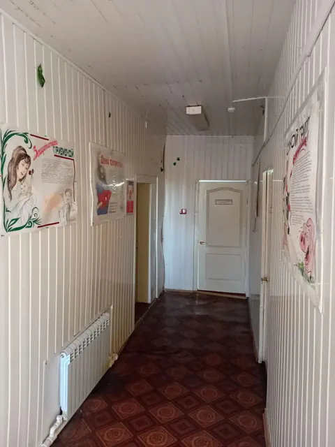 Нежилое здание (бывший ФАП) общей площадью 419, 4 кв.м. с земельным участком, расположенном под зданием, площадью 1933 кв.м., кадастровый номер земельного участка 58:08:0600301:68