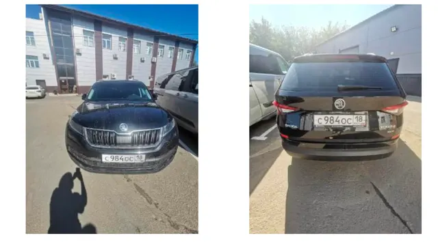 Легковой автомобиль SKODA KODIAQ, 2019 года выпуска, государственный номер C984OC18, идентификационный номер (VIN) XW8LJ6NS8KH418788, № двигателя 035761, рабочий объём двигателя – 1968 куб. см, мощность двигателя 150 л.с., 110,3 кВт.