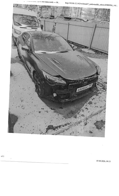 Транспортное средство, легковой седан KIA STINGER, 2018 г.в., г/н А666ОС186, VIN KNAE751CDKS058777,  рег. № 26-577;
