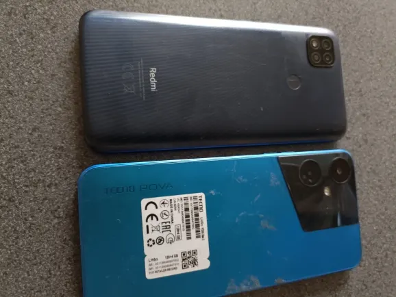 Сотовый телефон Tecno Pova Neo 3, сотовый телефон Redmi, зарядные устройства отсутствуют,  комплектность  и состояние не проверялось. Находится Красноярский край, г. Красноярск (1061, 780/1/25)