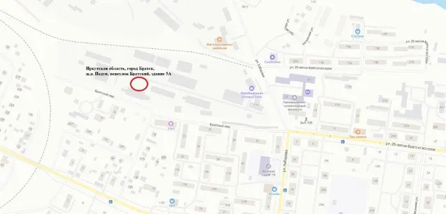 Нежилое здание, нежилое, общей площадью 748,7 кв.м по адресу: Российская Федерация, Иркутская область, городской округ город Братск, город Братск, жилой район Падун, переулок Братский, здание 5А, кадастровый номер 38:34:022301:432