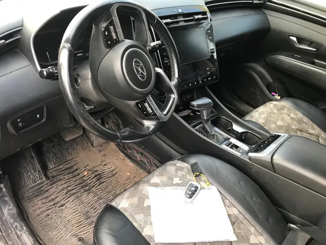 Автомобиль Hyundai Tucson, Е292ОУ154 регион, VIN XWEJC81EDN0000692, 2021 года выпуска, цвет серый (ключи в наличии, СТС в наличии, ПТС отсутствует)