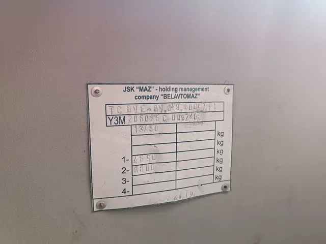 Автобус МАЗ 206085, государственный регистрационный знак  ВВ 571 86