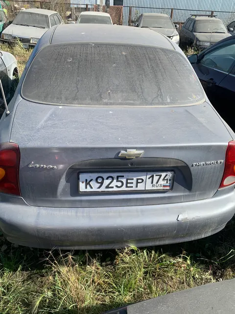 Автомобиль Шевроле Ланос, гн К925ЕР174, VIN Y6DTF69Y080168982
