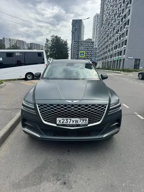 АМТС GENESIS GV80, 2021 г.в, г.н. Х237УВ799, цвет зеленый, VIN XWEHC81DDM0000748