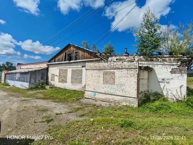 Здание (столярный цех), общей площадью 464,60 м2, кадастровый №80:01:100102:225, по адресу: край Забайкальский, р-н Агинский, пгт Новоорловск