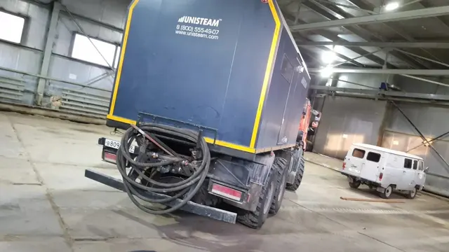 Передвижная парообразующая установка