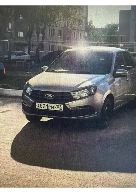 Автомобиль Lada Granta, 2020 г.в., г/н А821РМ702, идентификационный номер (VINXTA219010L0707821),