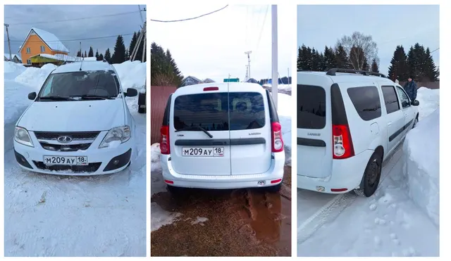 Легковой автомобиль LADA KS035L LADA LARGUS, 2017 года выпуска, государственный номер М209АУ18, идентификационный номер (VIN) XTAKS035LH0989886, № двигателя 3629266, рабочий объём двигателя – 1596 куб. см, мощность двигателя 87 л.с., 64 кВт.