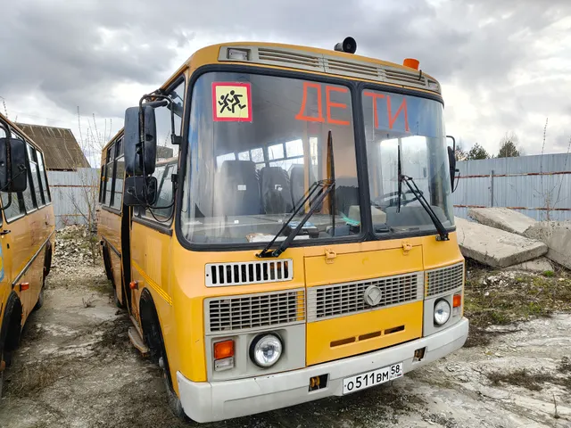 Автобус для перевозки детей, ПАЗ- 32053-70, год выпуска 2012, VIN X1М3205CXС0001091, цвет: жёлтый, гос. Номер Н 511 МВ 58