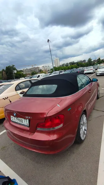 АМТС БМВ 125I, 2008гв, г/н O779BB77, цвет красный, VIN WBAUL91000VF71695