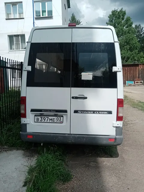 Транспортное средство: MERCEDES-BENZ-223237; Идентификационный номер (VIN): Z7C22323H0011307; Марка, модель ТС: MERCEDES-BENZ-223237; Наименование (тип ТС): Автобус; Категория ТС: D; Год изготовления ТС: 2017; Модель, № двигателя: 646701B0023937; Шасси (рама) №: отсутствует; Кузов (кабина, прицеп) №: XDN9098431B125323; Цвет кузова (кабины, прицепа): Белый; Мощность двигателя, л.с. (кВт): 109(80) кВт; Рабочий объем двигателя, куб. см.: 2148; Тип двигателя: дизельный; Разрешенная максимальная масс