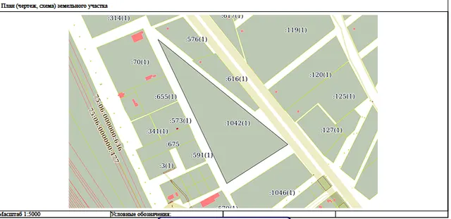 Земельный участок с кадастровым номером 75:06:000000:1042, расположенный по адресу: Забайкальский край, м.о. Забайкальский, пгт. Забайкальск, мкр. Майский, з/у 8