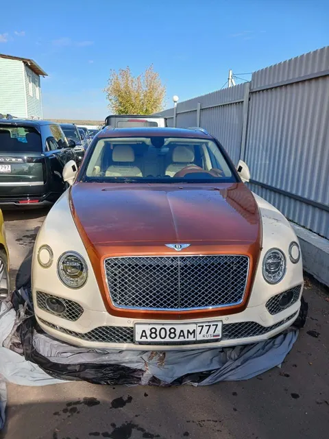 Легковой автомобиль БЕНТЛИ BENTAYGA V8 DIESEL, 2019 года выпуска, идентификационный номер (VIN): SJAAE14V1LC030338, № кузова (прицепа): SJAAE14V1LC030338, шасси (рамы): отсутствует, мощность двигателя: 435 л.с., 319,9 кВт, объем двигателя: 3956 куб. см, цвет: бежевый-оранжевый