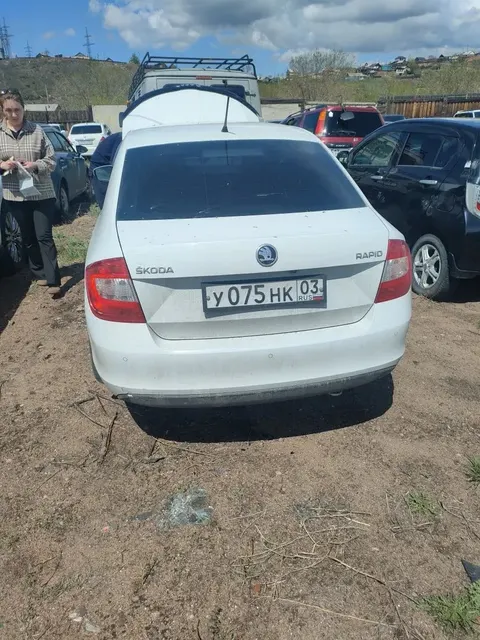 Транспортное средство Skoda Rapid, 2015 года выпуска, цвет - белый, идентификационный номер VIN XW8AD2NH1FK125545, государственный номер У075НК03.