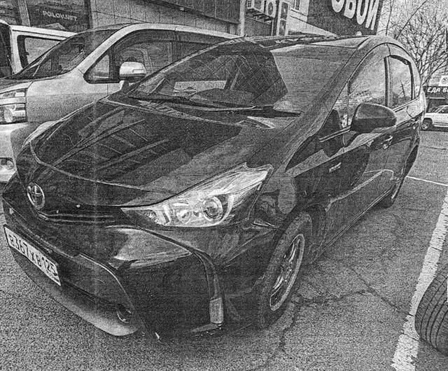 АМТС Toyota Prius Alpha Hybrid, г.в.2015, г/н В367ХВ125, VIN ZVW413389438, №кузова ZVW413389438, №двиг.2ZR6420197, соб-к Темиров У.Ч.