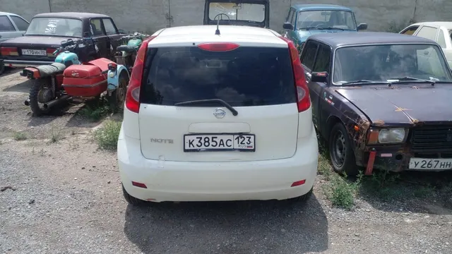 А/м «НИССАН НОТЕ», VIN E11-128763, г/н К385АС123, 2006 г/в, ключи от автомобиля, свидетельство о регистрации ТС. 1 шт