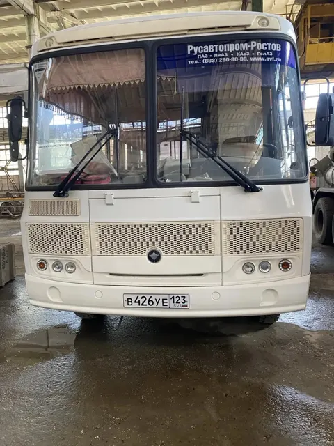 Д-к: АО «Кропоткинский завод железобетонных изделий» Автобус ПАЗ 32054, г/в 2018, г/н В426УЕ123, VIN X1M3205L0J0000415