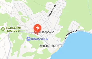 РФ, РБ, Абзелиловский район, СП Ташбулатовский сельсовет, в 200 м от въезда в санаторий «Юбилейный», д. Зеленая Поляна, по направлению движения в с. Кусимовского рудника