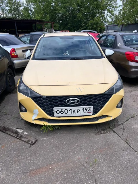 АМТС HYUNDAI SOLARIS, 2020гв, г/н О601КР193, цвет желтый, VIN Z94K241CBMR241069