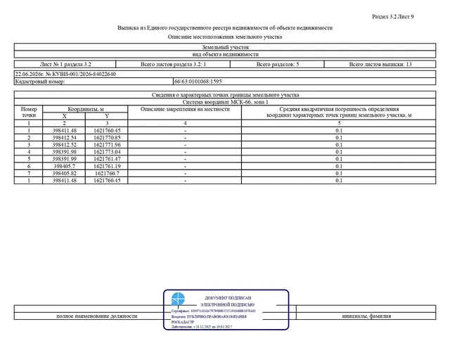Лот № 3 – продажа земельного участка с кадастровым номером 66:63:0101068:1595, расположенного по адресу: Российская Федерация, Свердловская область, муниципальный округ Сухой Лог, город Сухой Лог, станция Кунара, земельный участок 8А (категория земель – Земли населенных пунктов), вид разрешенного использования – Ведение садоводства, общей площадью 229,0 кв.м,  территориальная зона – СХ1 - зона сельскохозяйственного использования (далее – земельный участок)