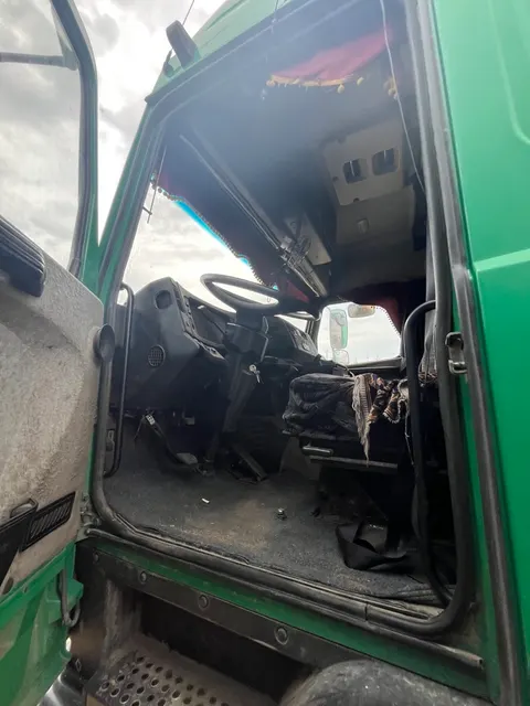 Грузовой тягач седельный: МАЗ; 6430В9-1470-012, 2017 г.в., г/н Н279ВО75, цвет Зеленая мята, VIN: Y3M6430B9H0001765, Номер шасси(рамы): Y3M6430B9H0001765. У ТС отсутствует двигатель, внешних видимых повреждений нет